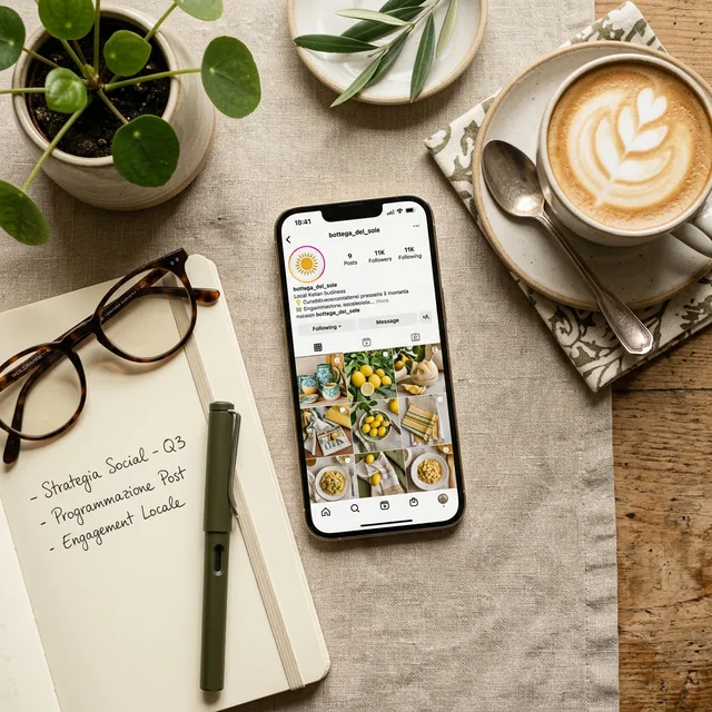 Gestione social media piccola impresa Tivoli